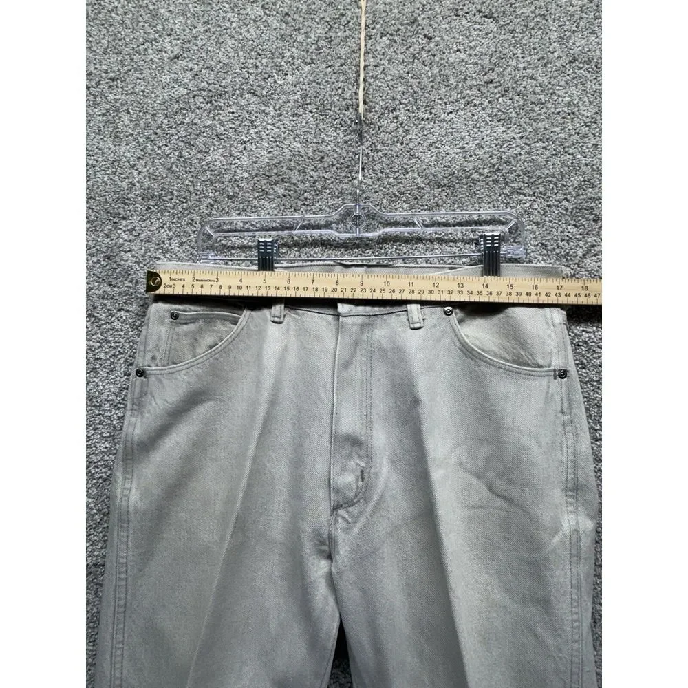 Vintage 70s 80s Wrangler Straight Leg Jeans Men's Pearl Size 36 x 30 USA 0915GYK